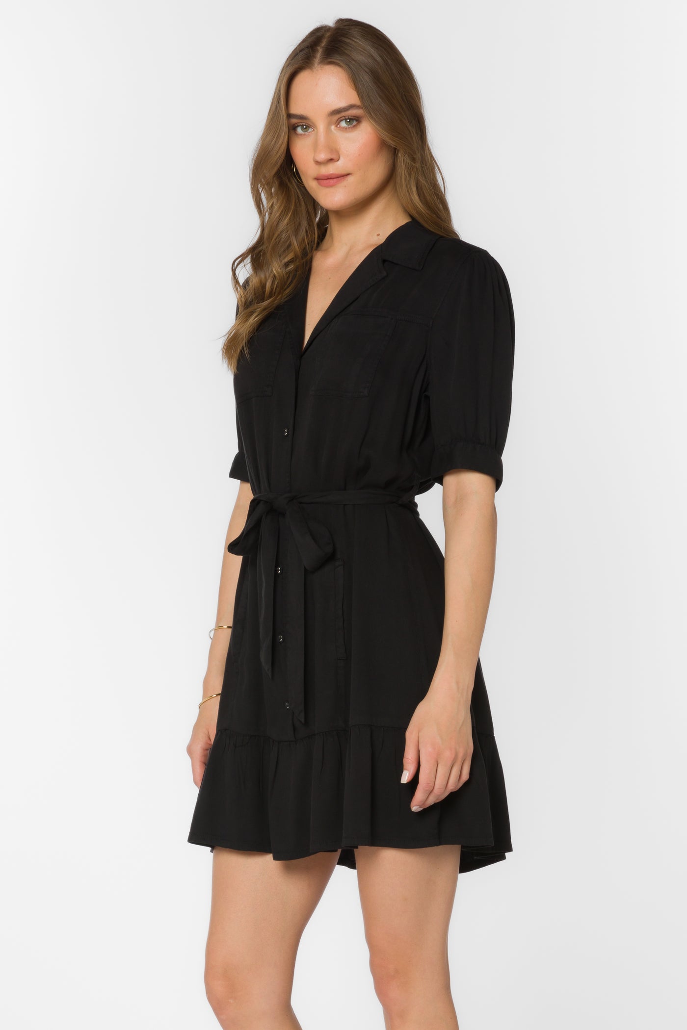 Belva Black Dress - Dresses - Velvet Heart Clothing