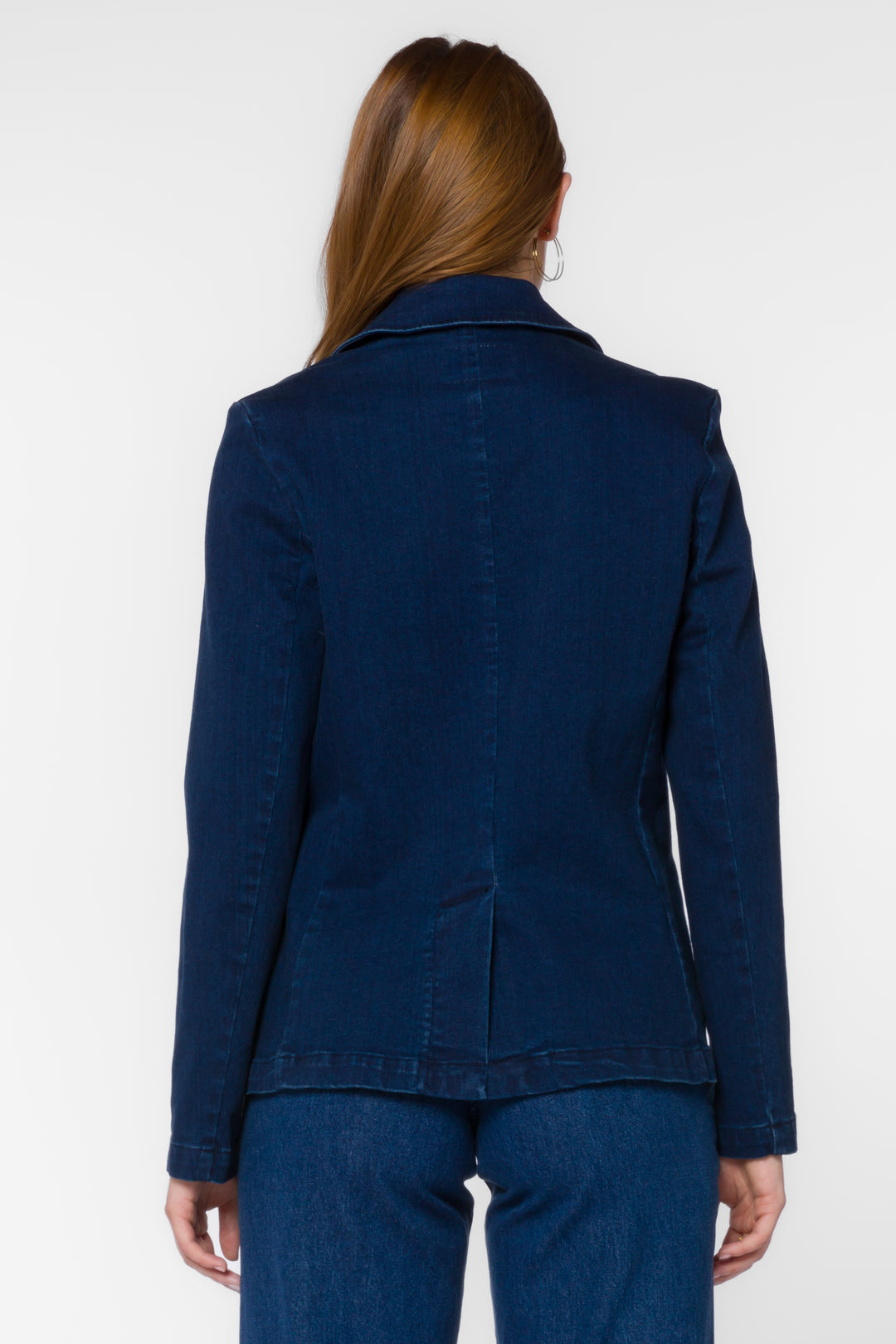 Beni Dark Denim Blazer - Jackets & Outerwear - Velvet Heart Clothing