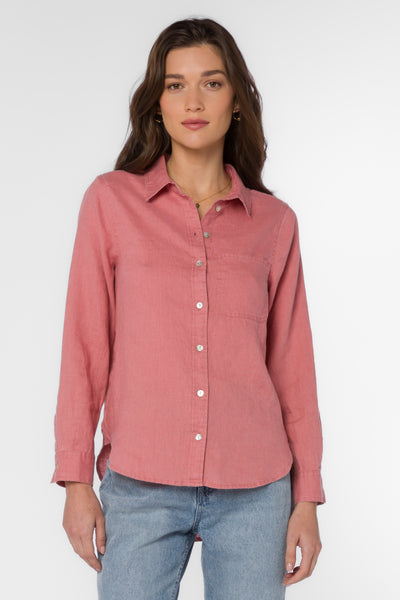 Bennett Canyon Rose Shirt - Tops - Velvet Heart Clothing