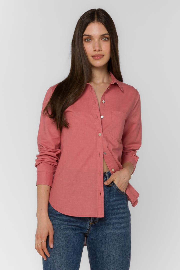 Bennett Canyon Rose Shirt - Tops - Velvet Heart Clothing