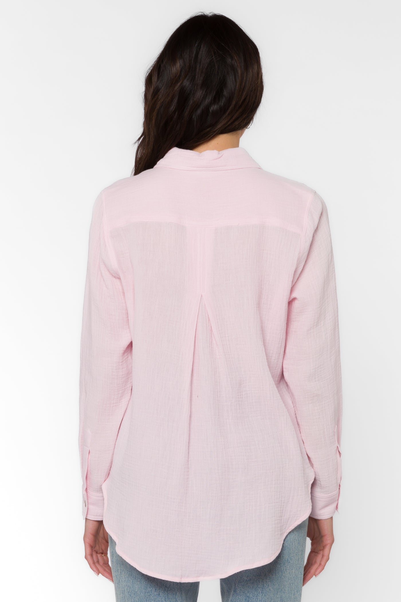 Bennett Pink Mist Shirt - Tops - Velvet Heart Clothing