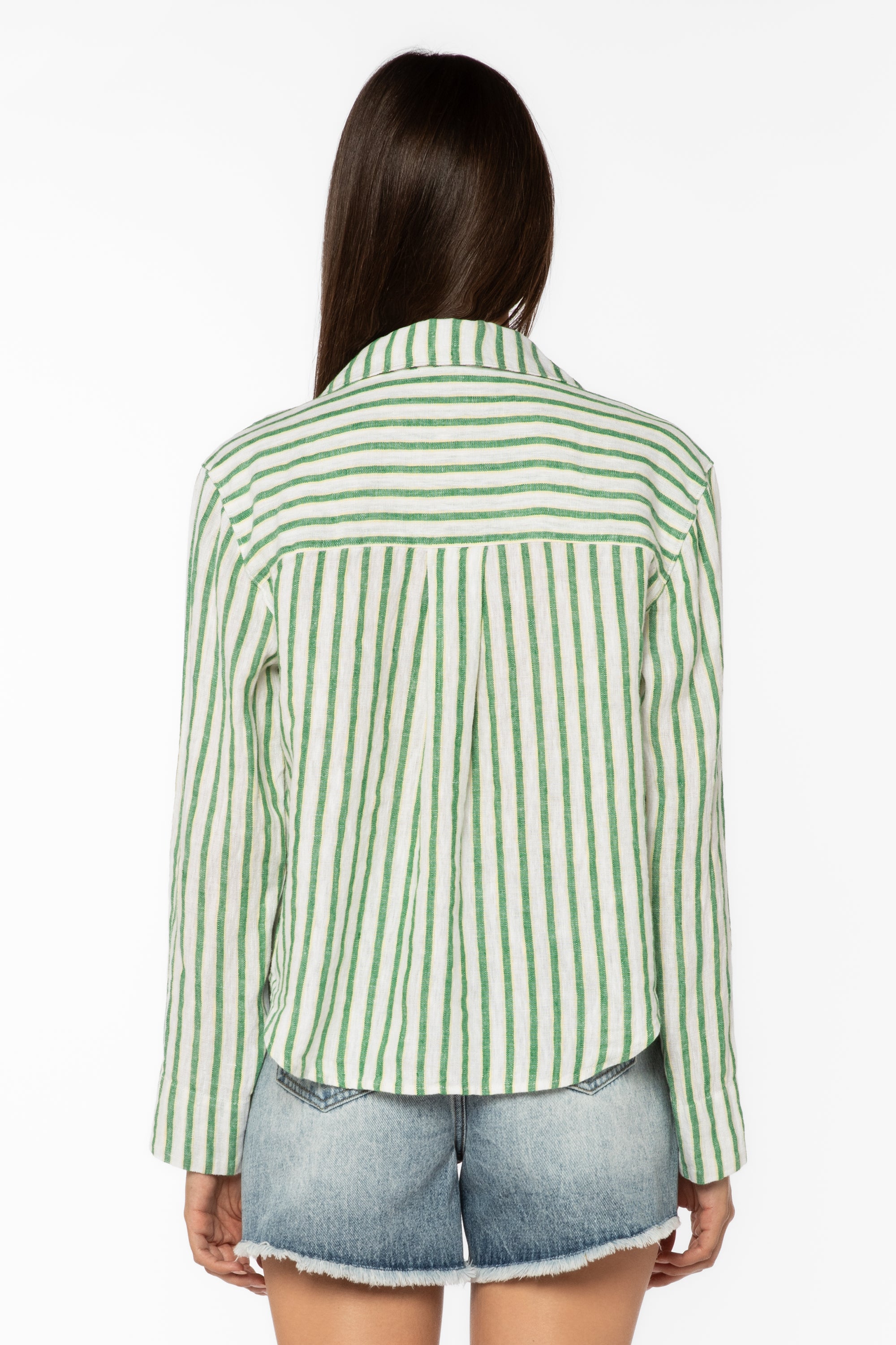 Benny Green Stripe Shirt - Tops - Velvet Heart Clothing