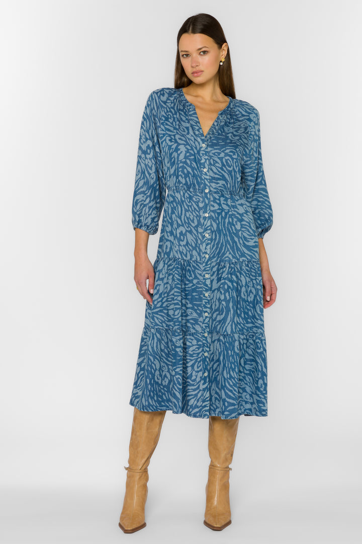 Bentlee Blue Skin Dress - Dresses - Velvet Heart Clothing