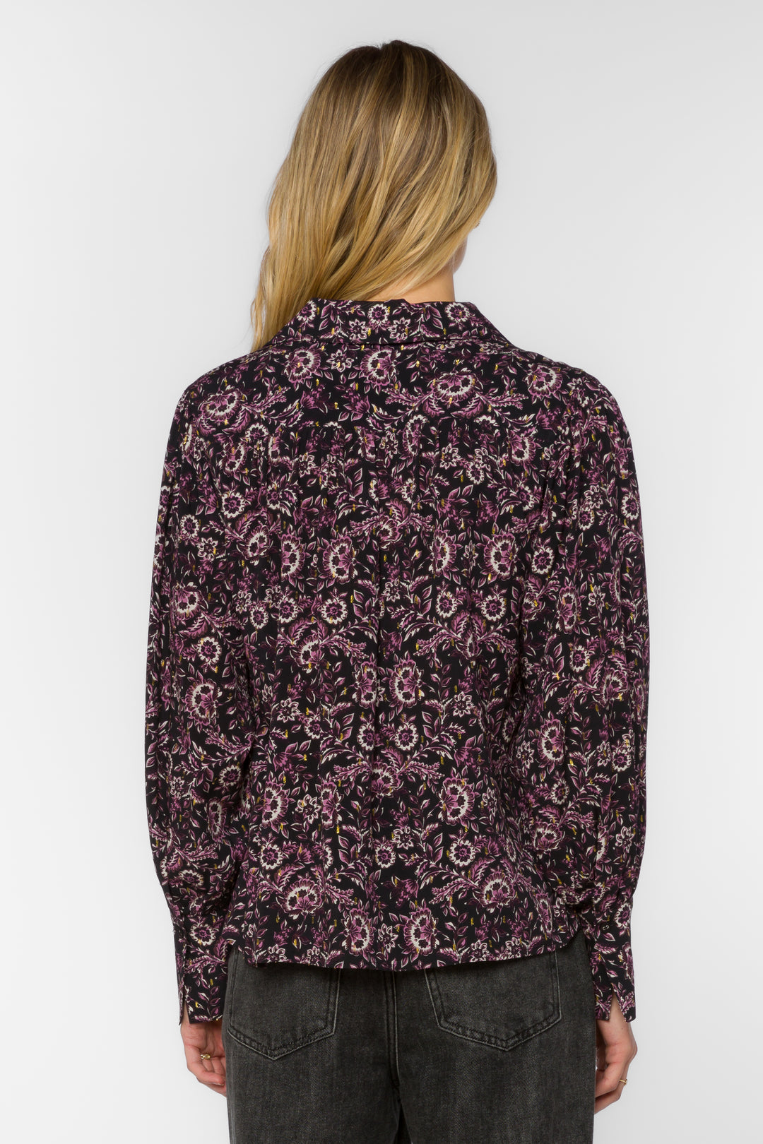 Beretta Floral Jacobean Top - Tops - Velvet Heart Clothing