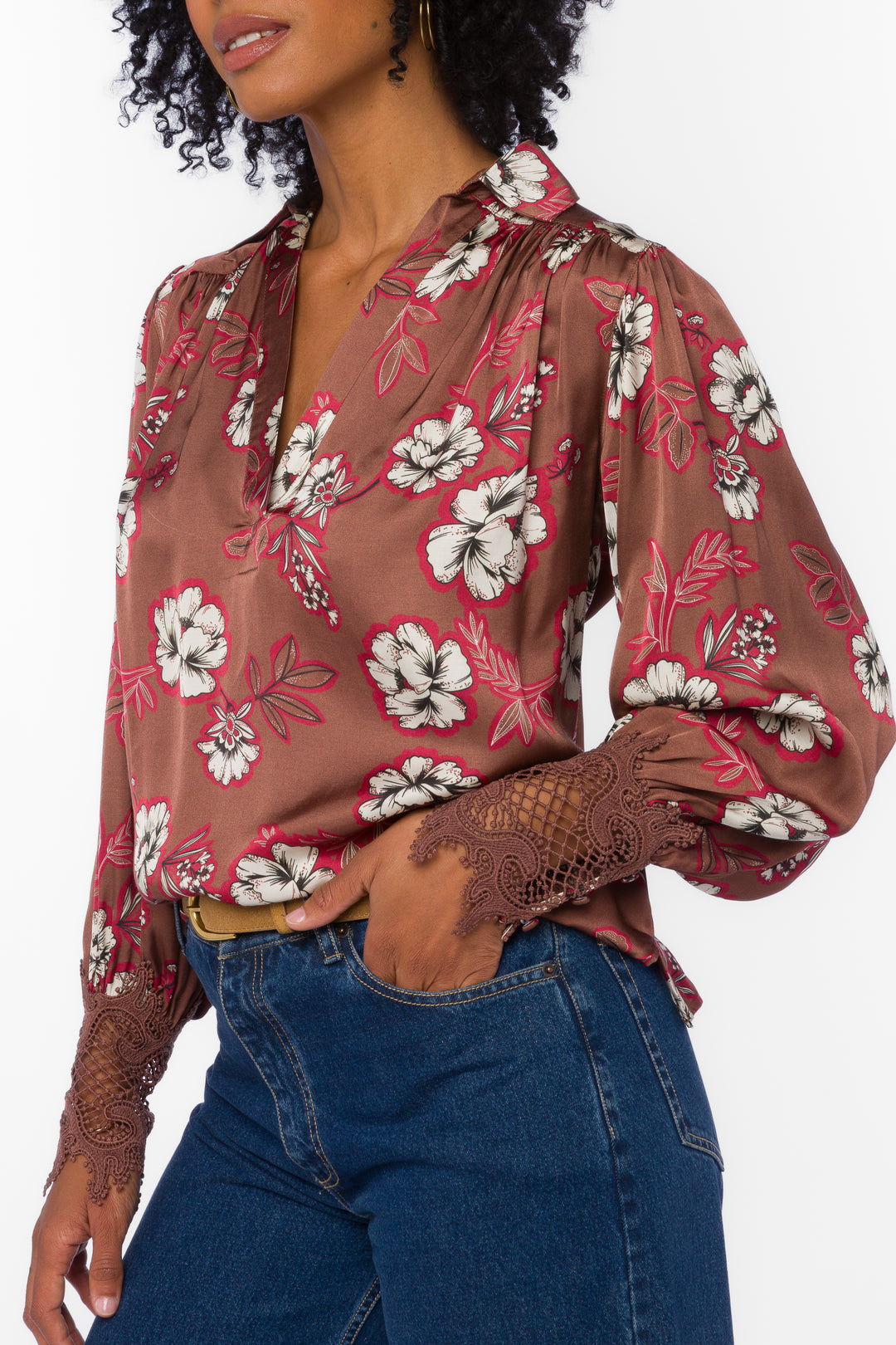 Beretta Mulch Garden Blouse - Tops - Velvet Heart Clothing