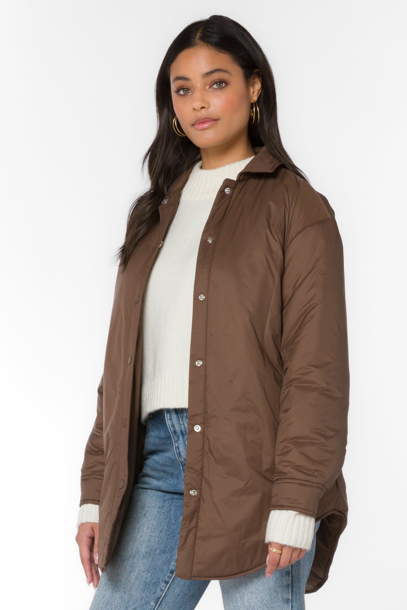 Bernice Brown Jacket - Jackets & Outerwear - Velvet Heart Clothing