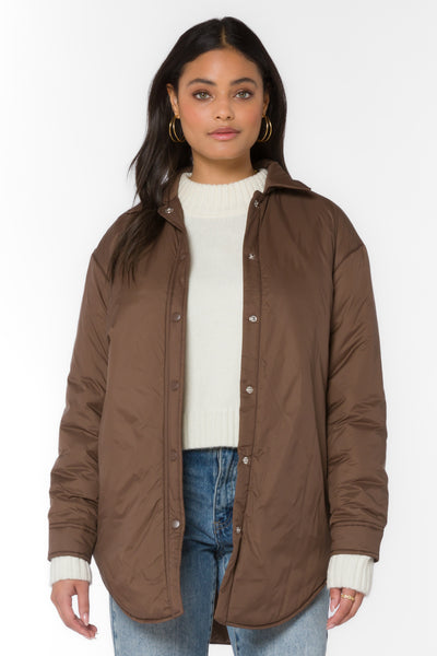 Bernice Brown Jacket - Jackets & Outerwear - Velvet Heart Clothing