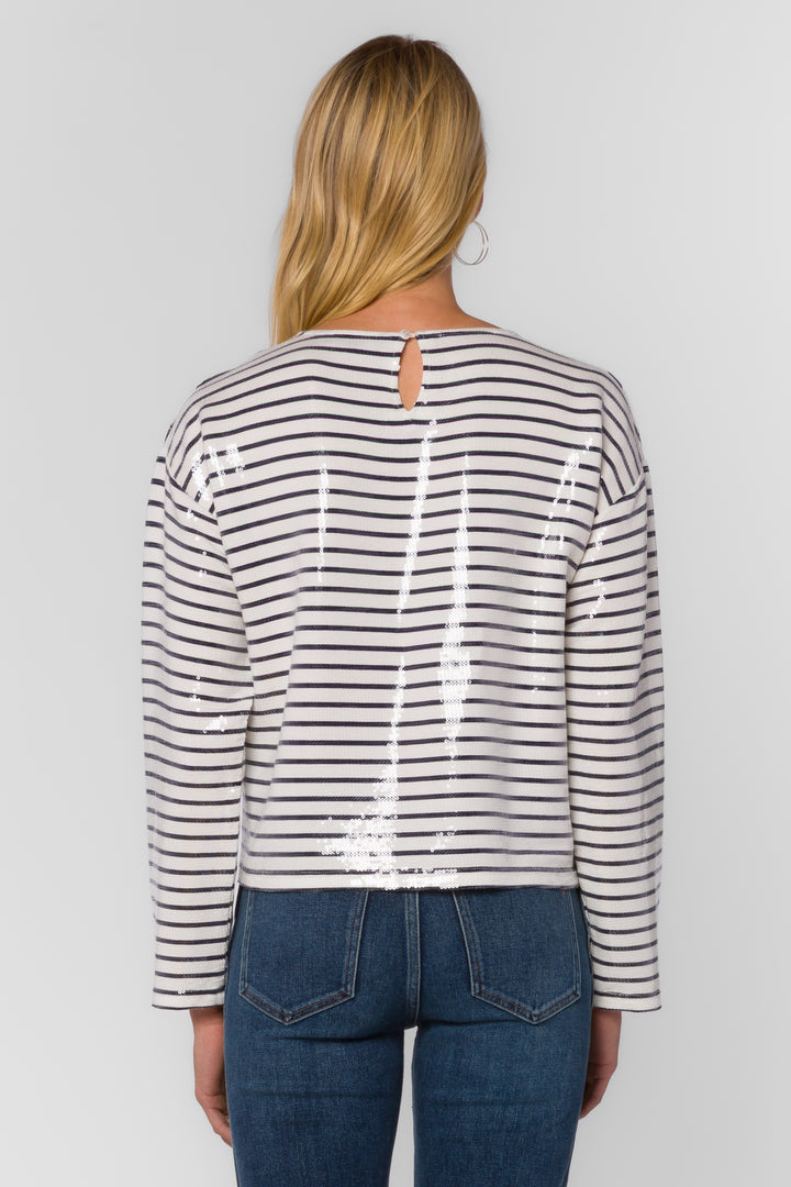 Biata Breton Stripe Top - Tops - Velvet Heart Clothing