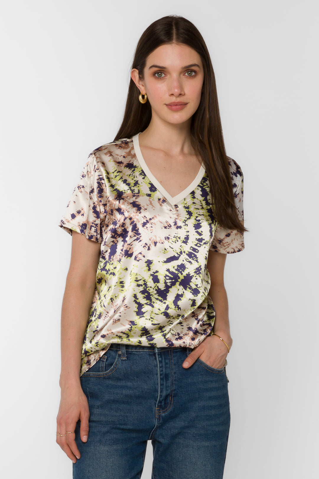 Billie Tie Dye Shirt - Tops - Velvet Heart Clothing