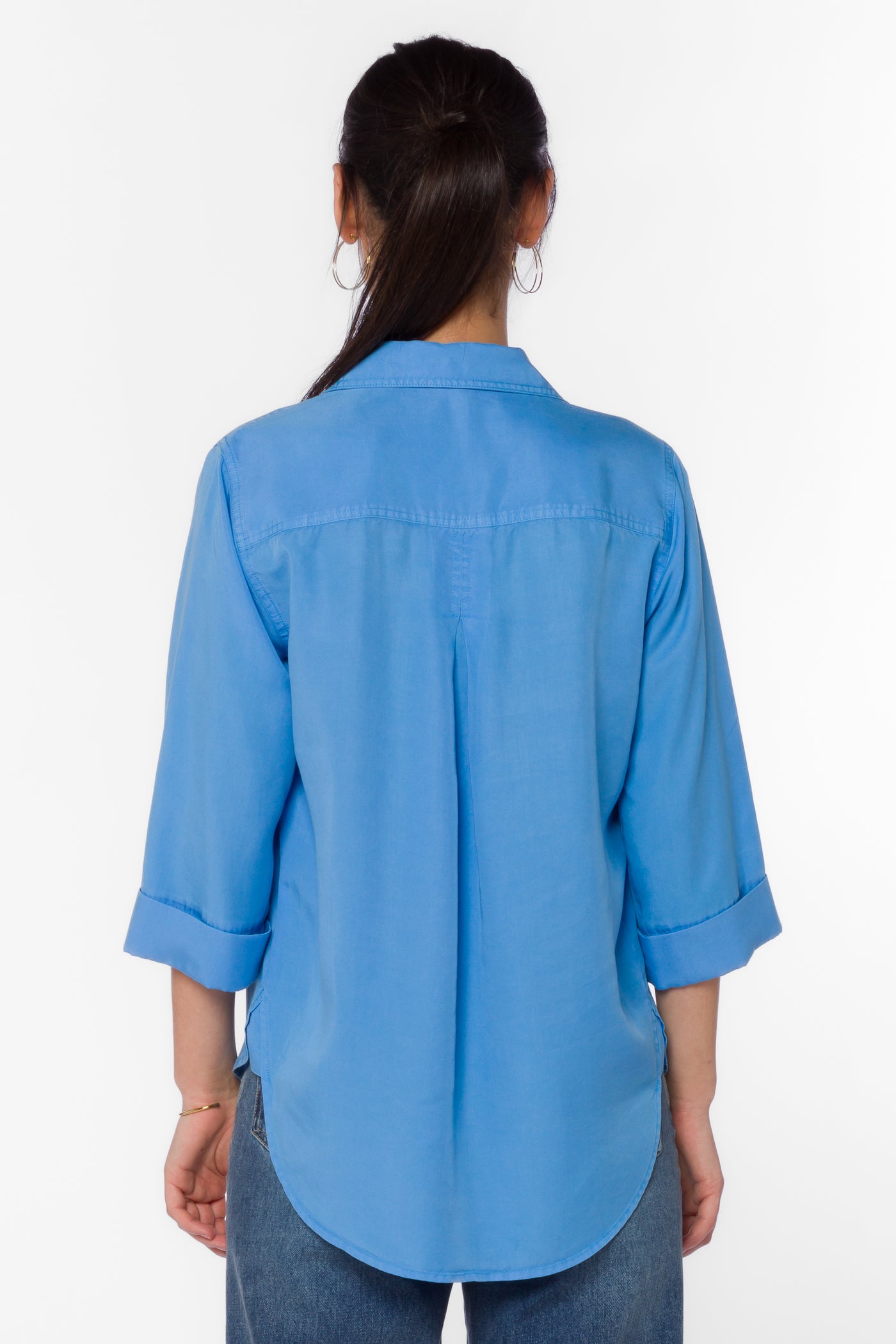Blake Polar Blue Shirt - Tops - Velvet Heart Clothing