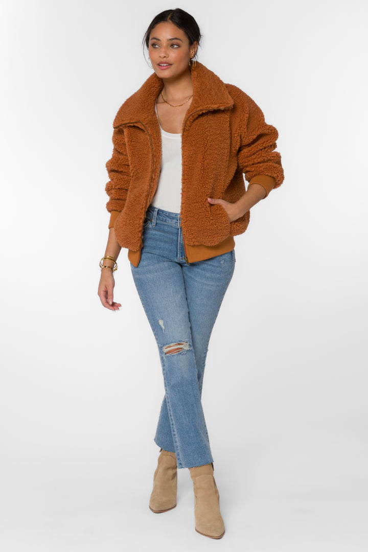 Brady Toffee Jacket - Jackets & Outerwear - Velvet Heart Clothing