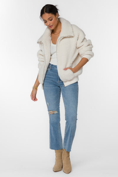Brady White Jacket - Jackets & Outerwear - Velvet Heart Clothing