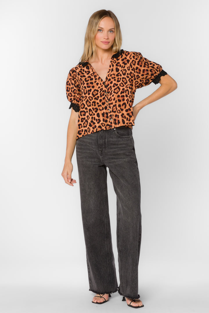 Braelynn Leopard Top - Tops - Velvet Heart Clothing