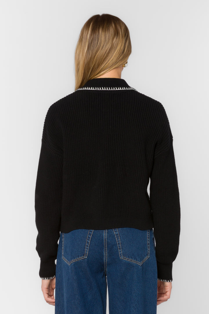 Brantley Black Cardigan - Sweaters - Velvet Heart Clothing