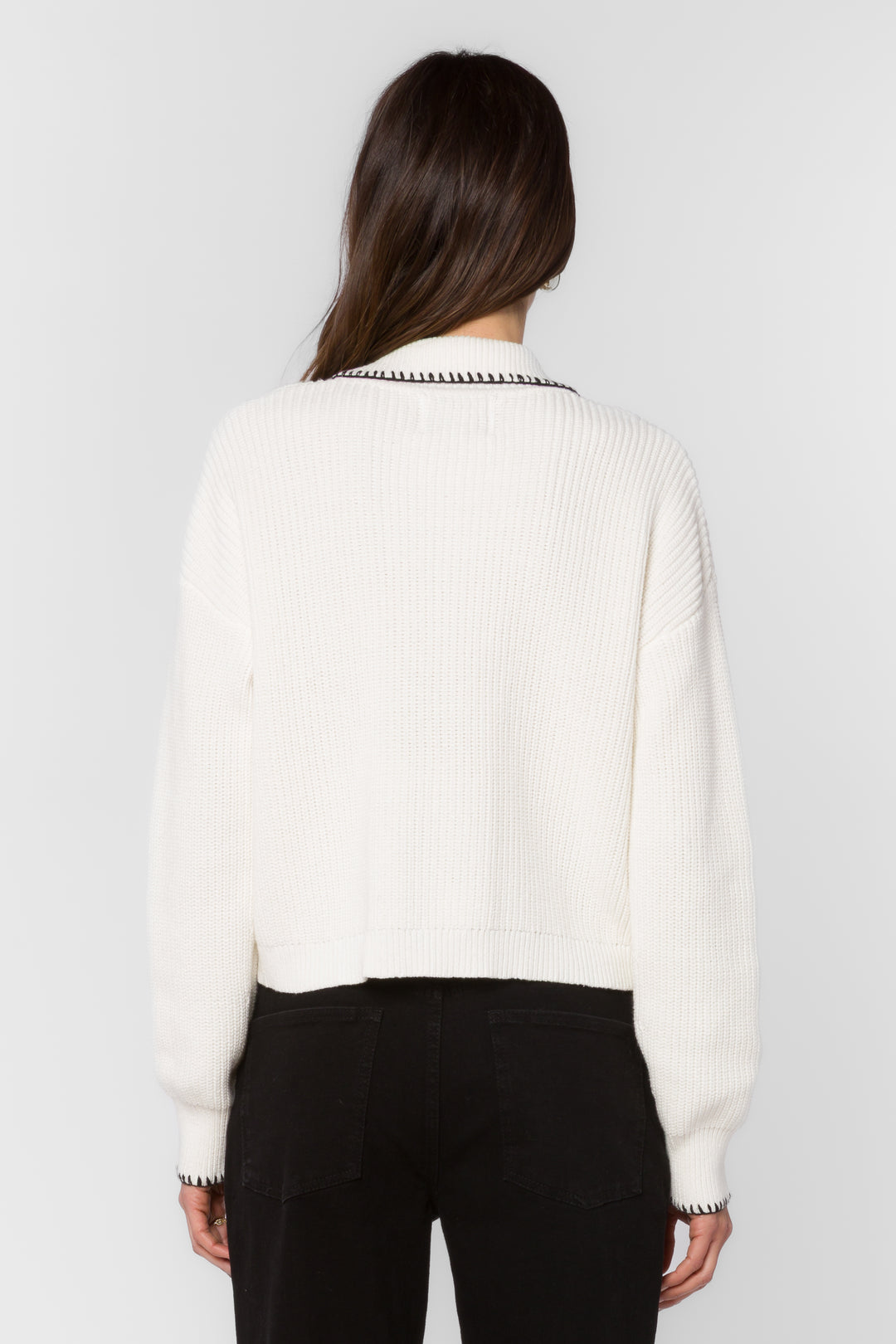 Brantley White Cardigan - Sweaters - Velvet Heart Clothing