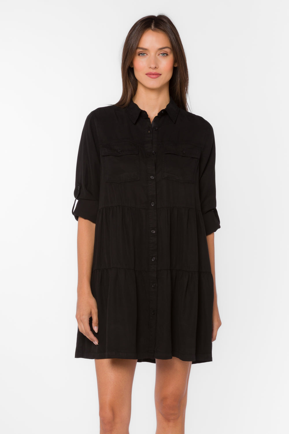 Bree Black Dress - Dresses - Velvet Heart Clothing