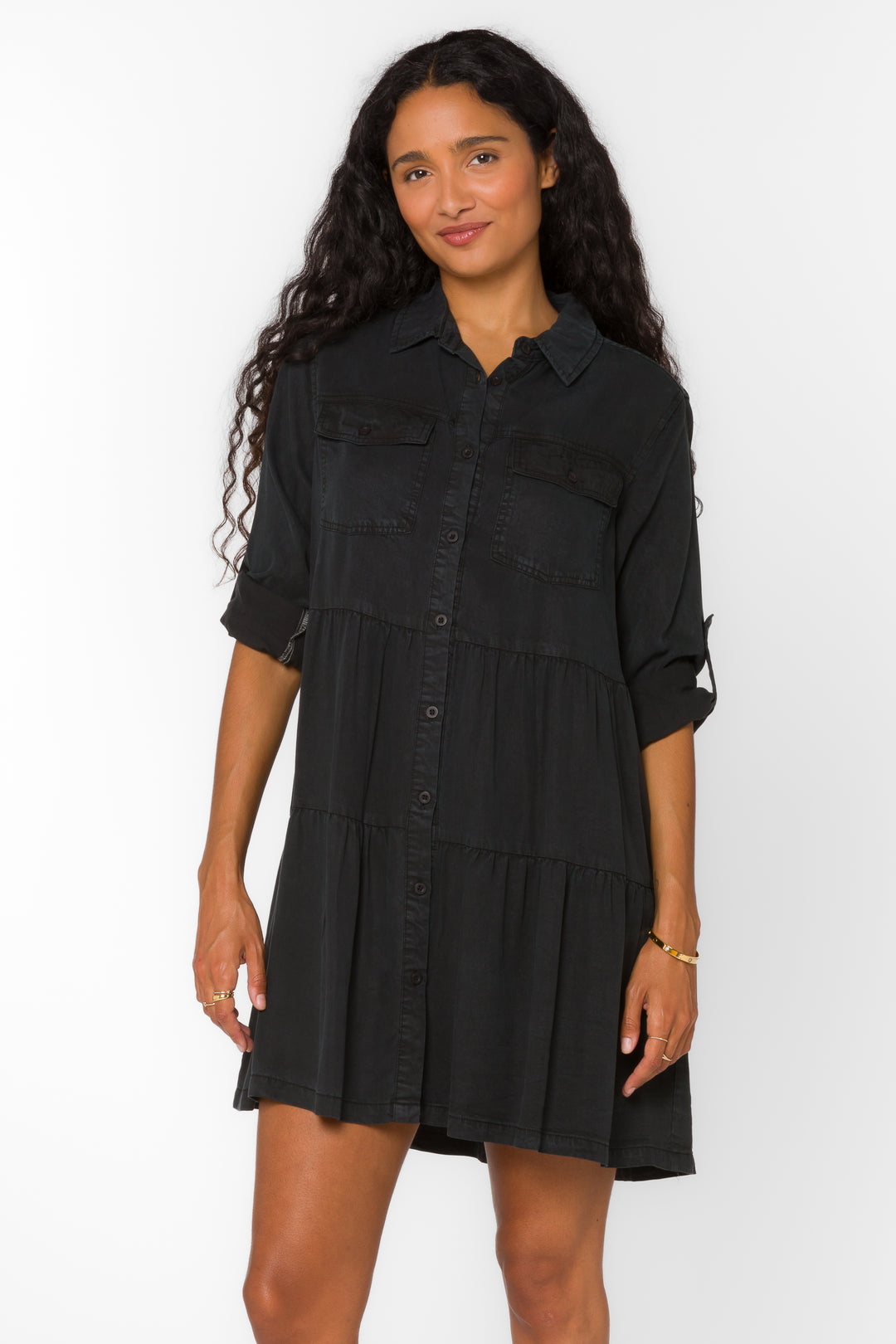 Bree Black Dress - Dresses - Velvet Heart Clothing