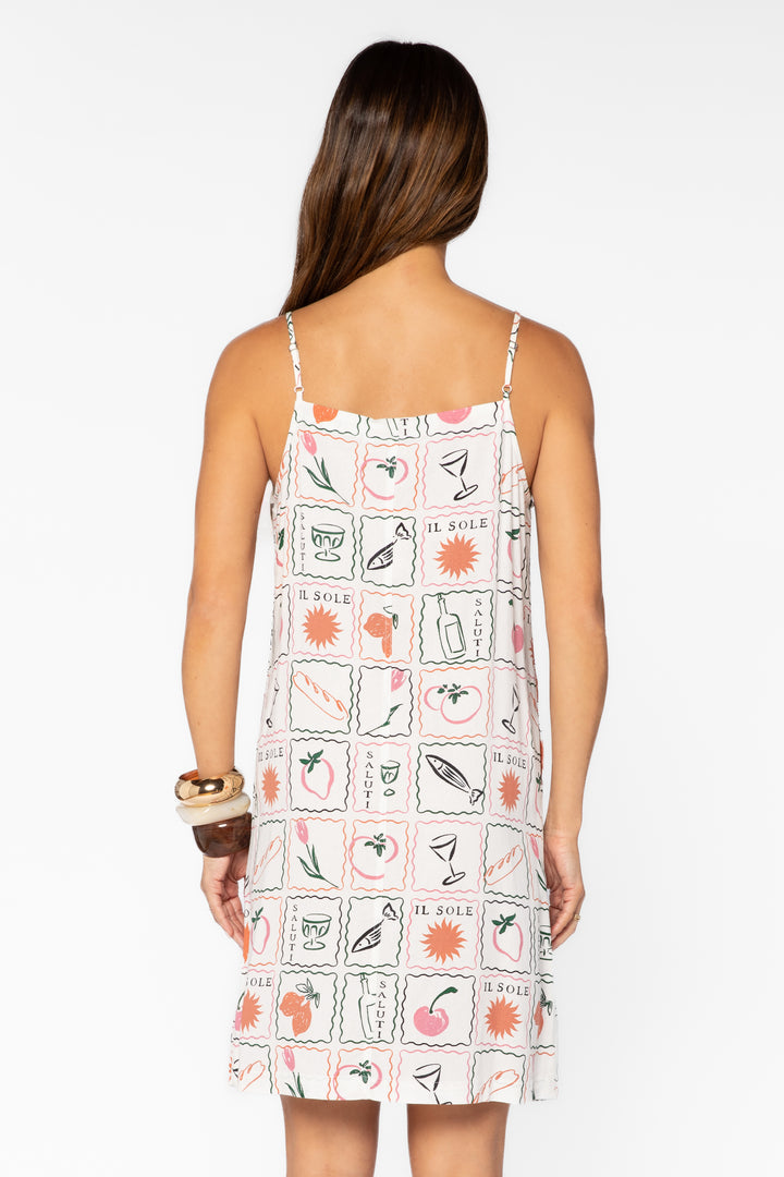 Brianne Multi Stamp Dress - Dresses - Velvet Heart Clothing
