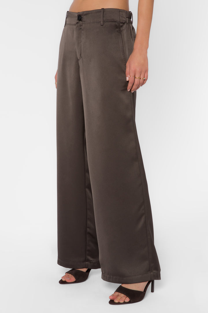 Bronnie Brown Satin Pants