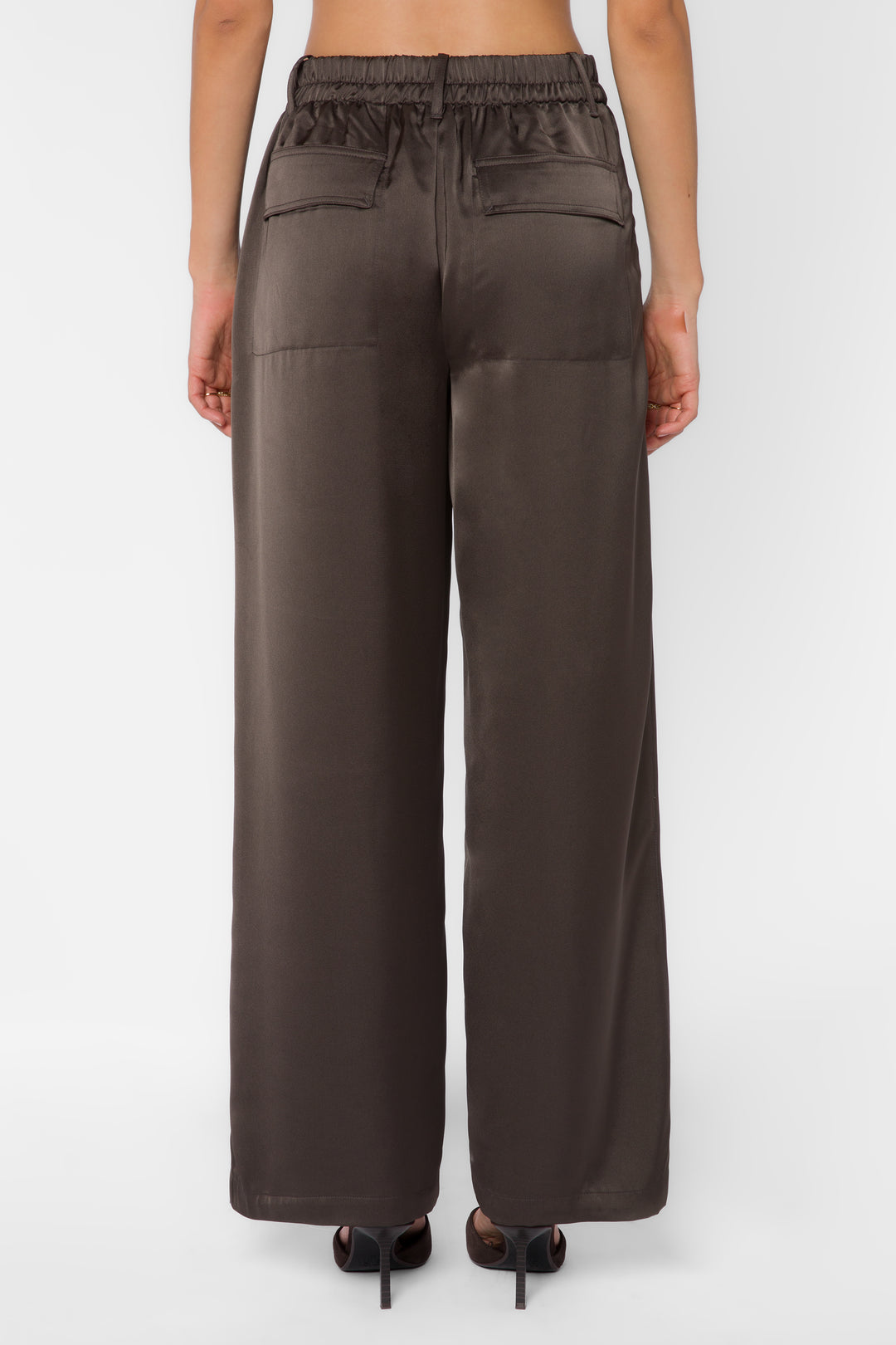 Bronnie Brown Satin Pants