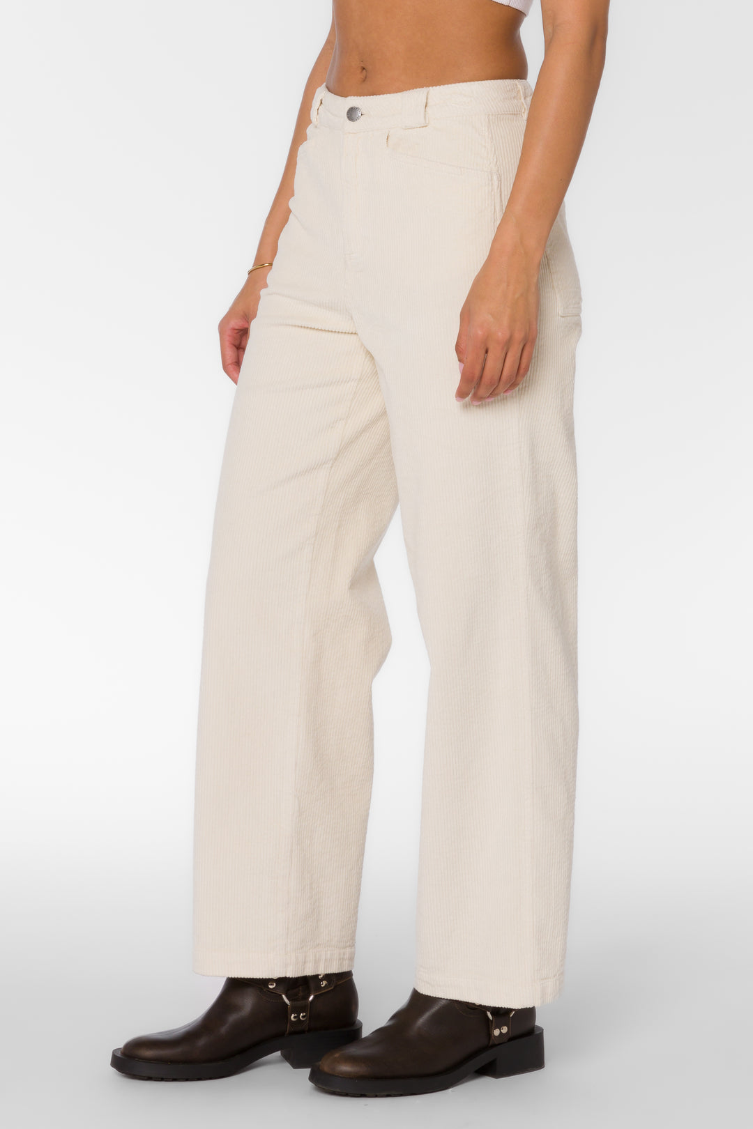 Bronx Ivory Pant - Pants - Velvet Heart Clothing