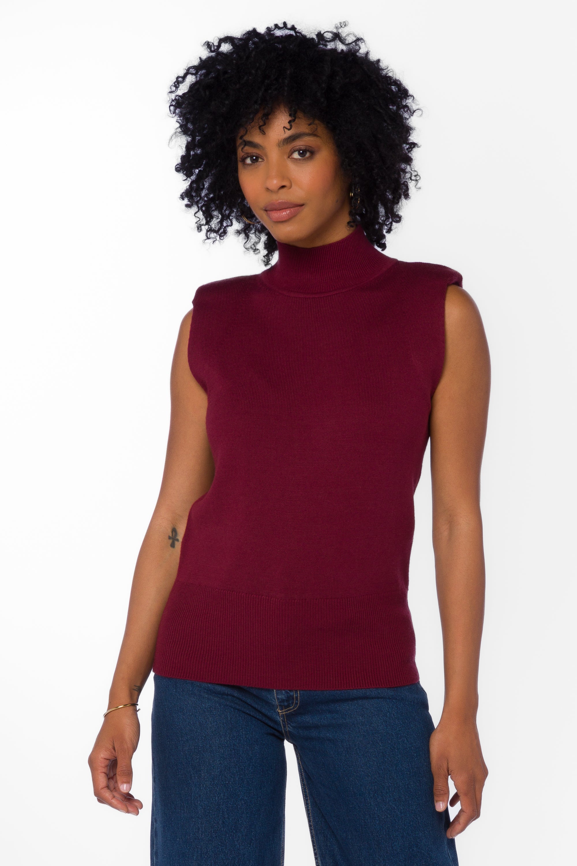 Camari Bordeaux Top - Tops - Velvet Heart Clothing