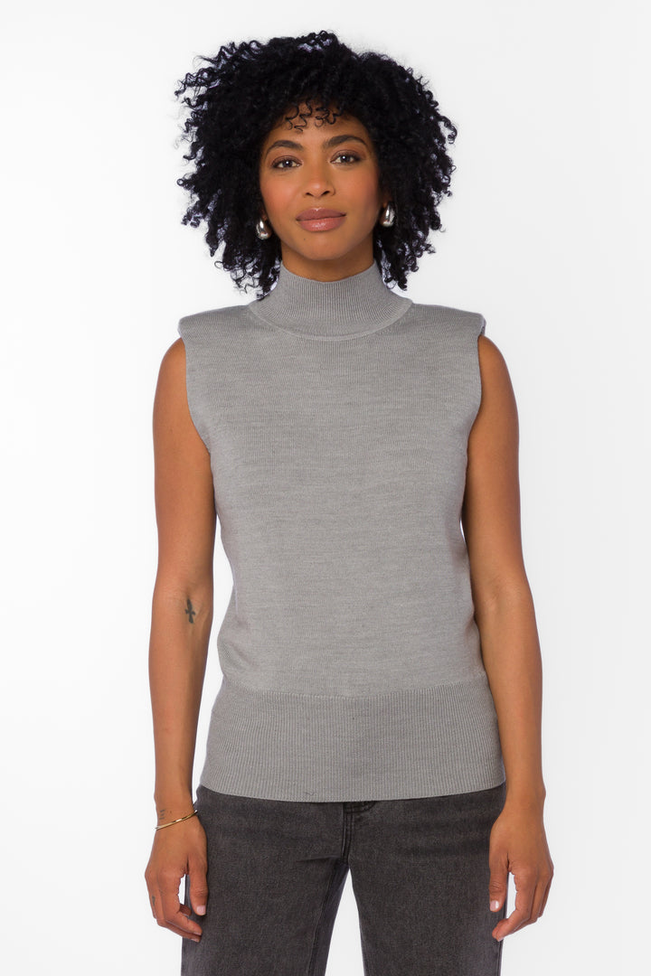 Camari Grey Top - Tops - Velvet Heart Clothing