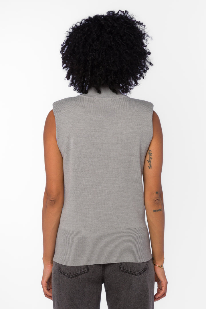 Camari Grey Top - Tops - Velvet Heart Clothing