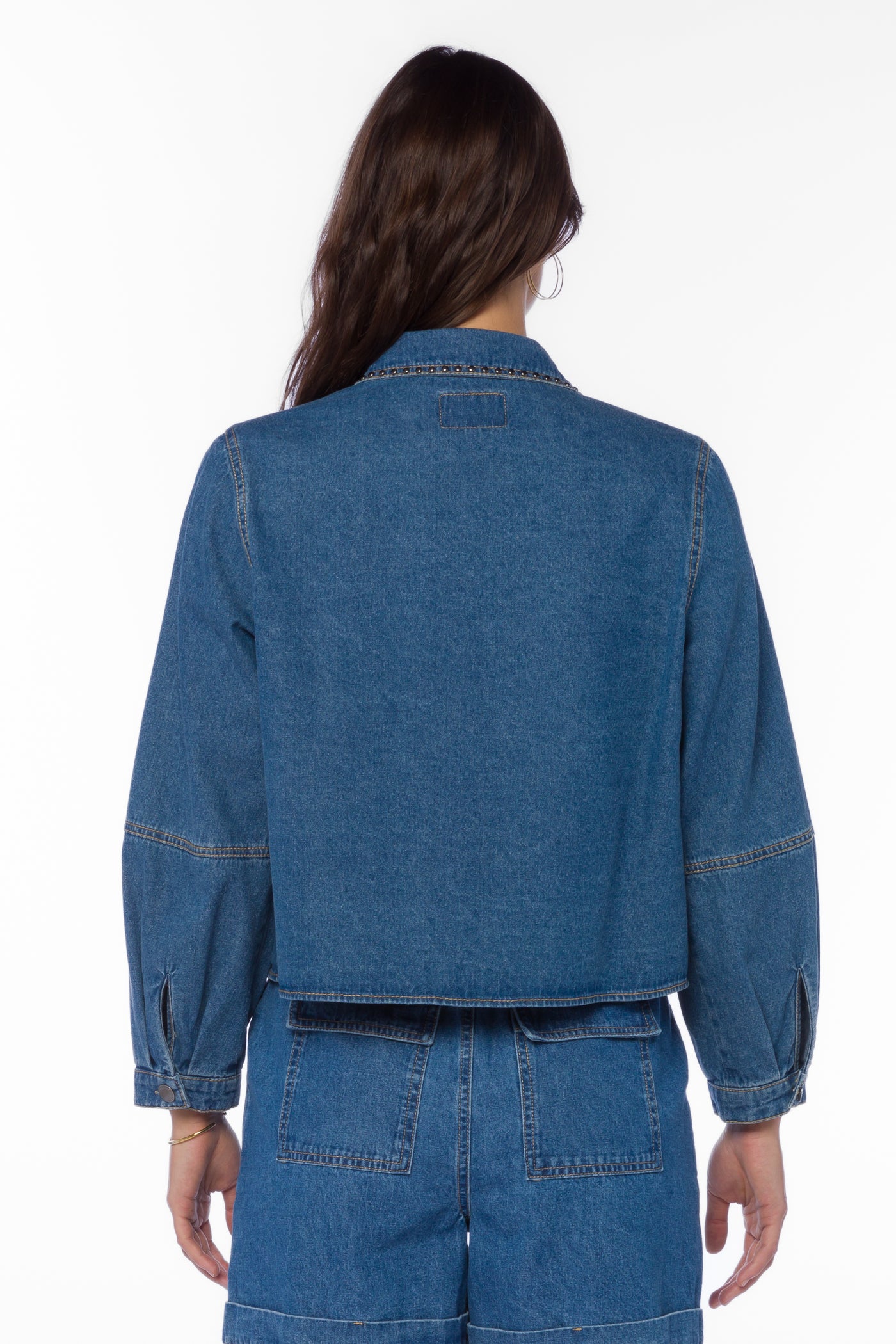 Cathy Blue Denim Jacket - Jackets & Outerwear - Velvet Heart Clothing