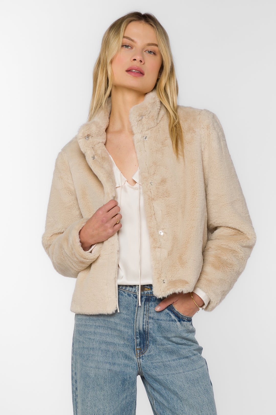 Charity Beige Jackets - Jackets & Outerwear - Velvet Heart Clothing