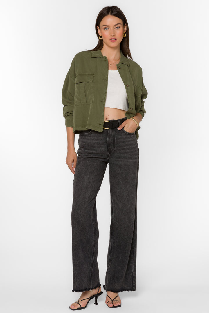 Charlynn Fern Green Jacket - Jackets & Outerwear - Velvet Heart Clothing