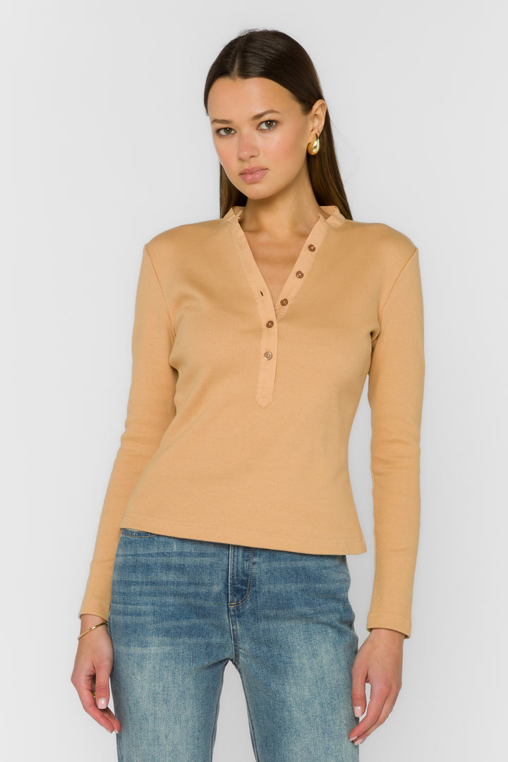 Christella Brown Sugar Tee - Tops - Velvet Heart Clothing