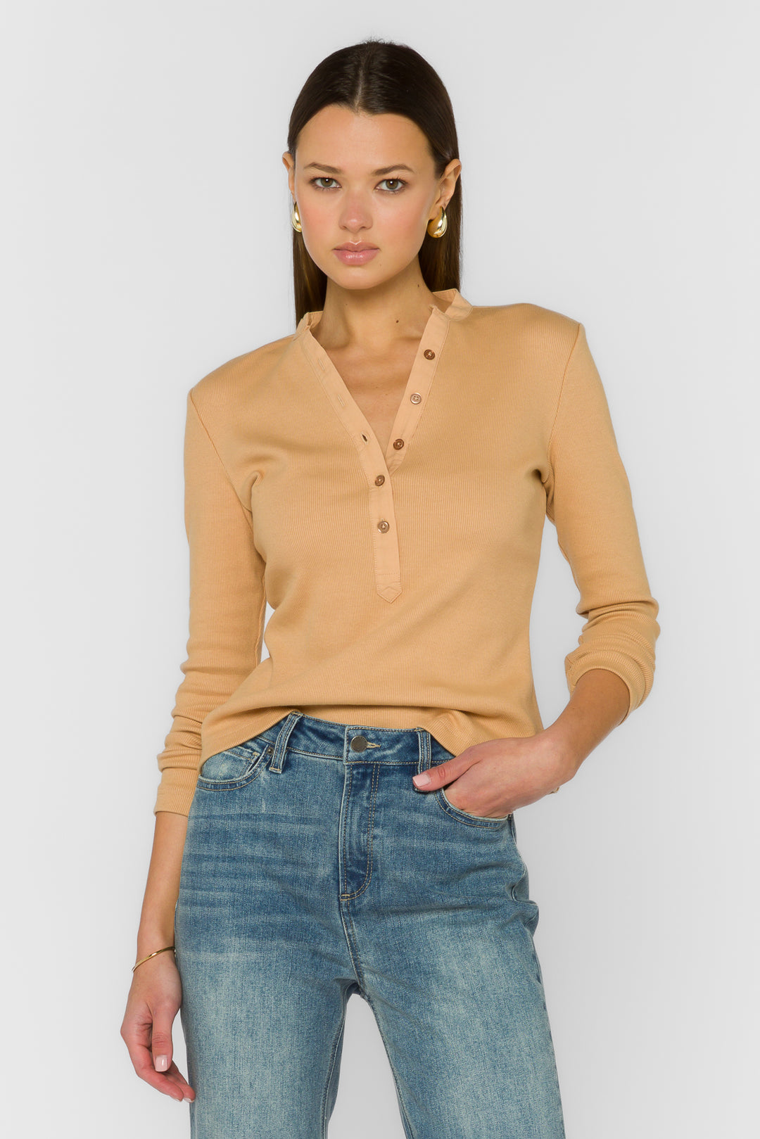 Christella Brown Sugar Tee - Tops - Velvet Heart Clothing