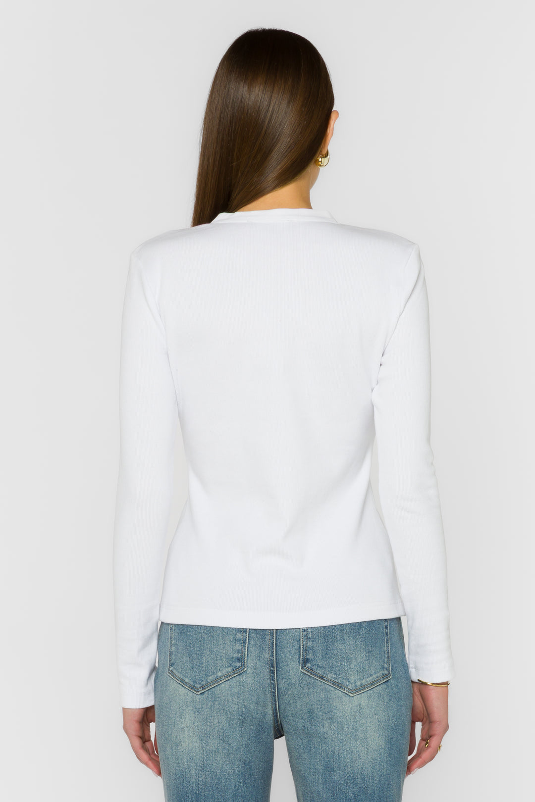 Christella Optic White Tee - Tops - Velvet Heart Clothing