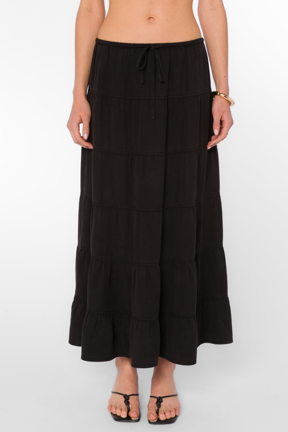 Claremont Black Skirt - Bottoms - Velvet Heart Clothing