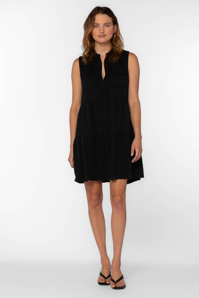 Collette Black Dress - Dresses - Velvet Heart Clothing