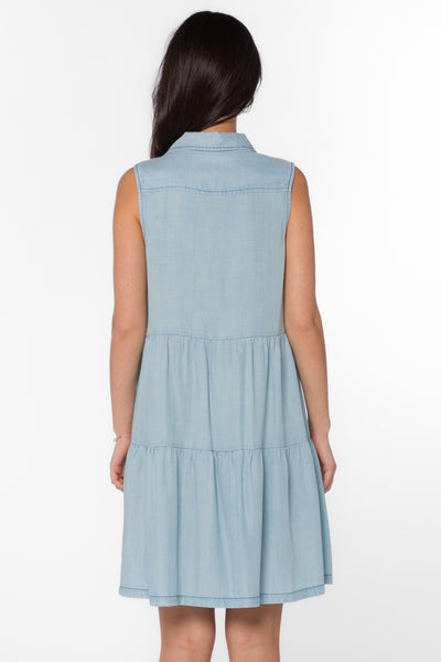 Collette Blue Sunkiss Dress - Dresses - Velvet Heart Clothing