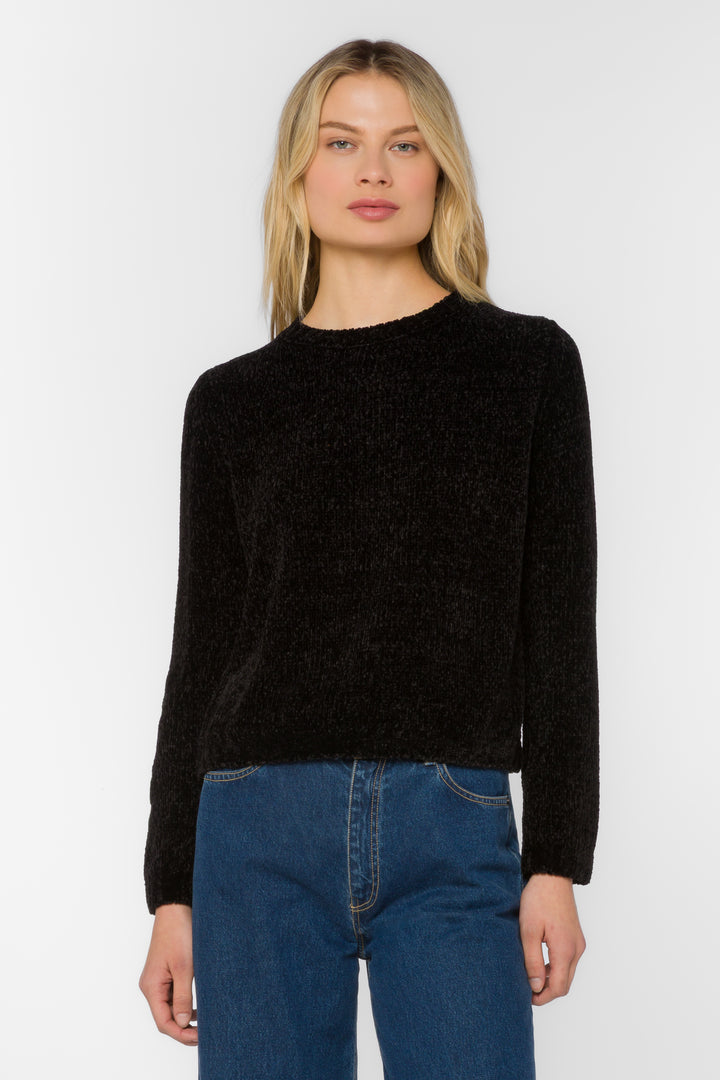 Corina Black Sweater - Sweaters - Velvet Heart Clothing