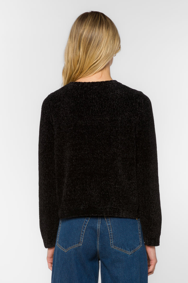 Corina Black Sweater - Sweaters - Velvet Heart Clothing