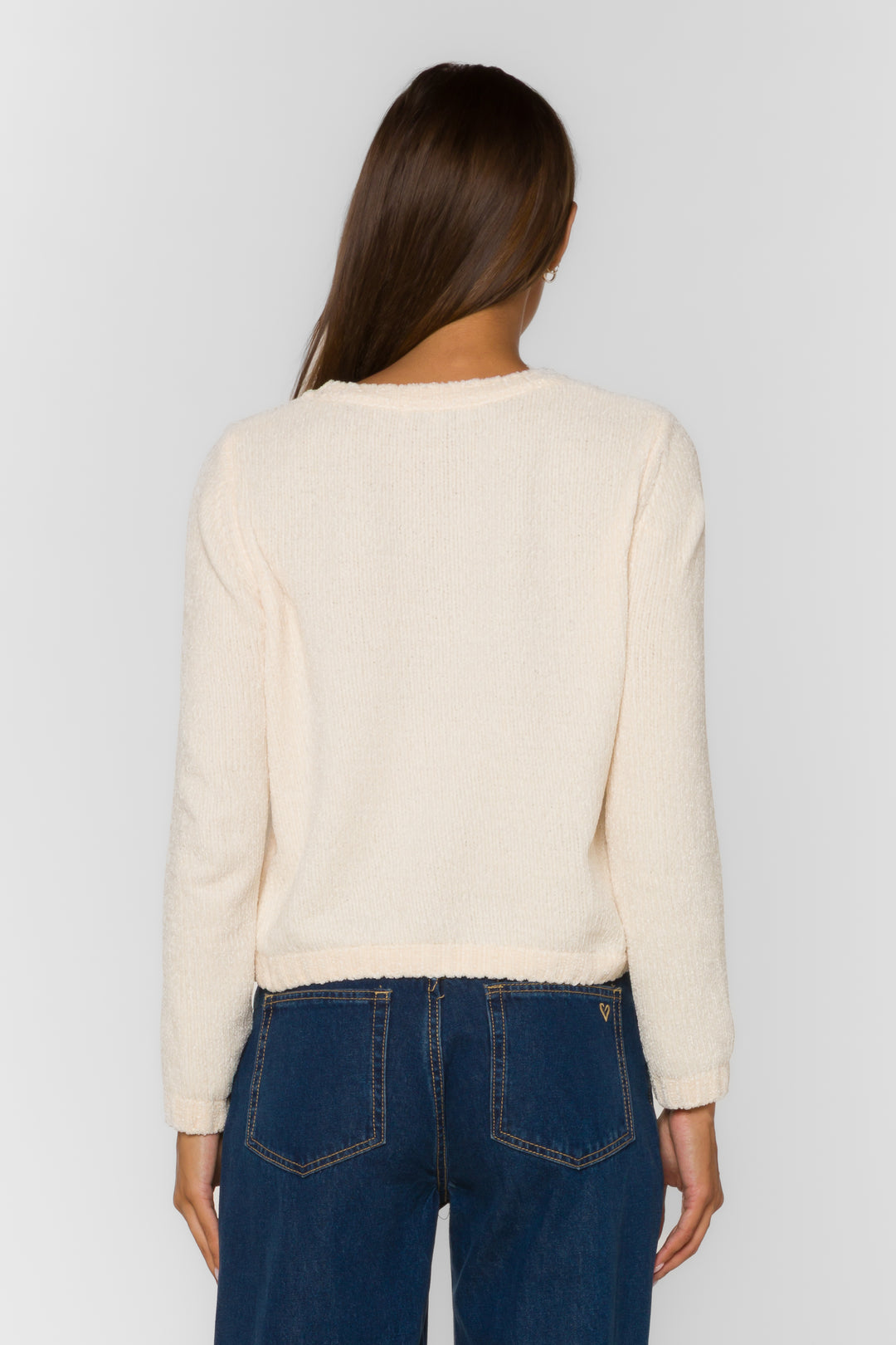 Corina Snow White Sweater - Sweaters - Velvet Heart Clothing
