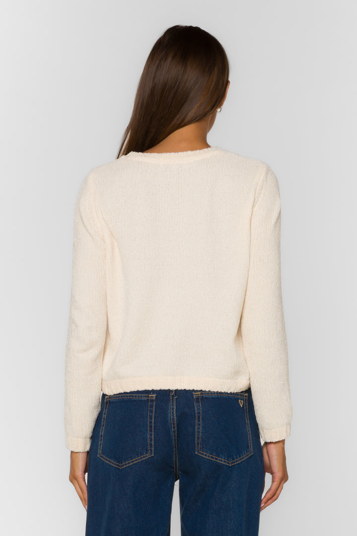 Corina Snow White Sweater - Sweaters - Velvet Heart Clothing