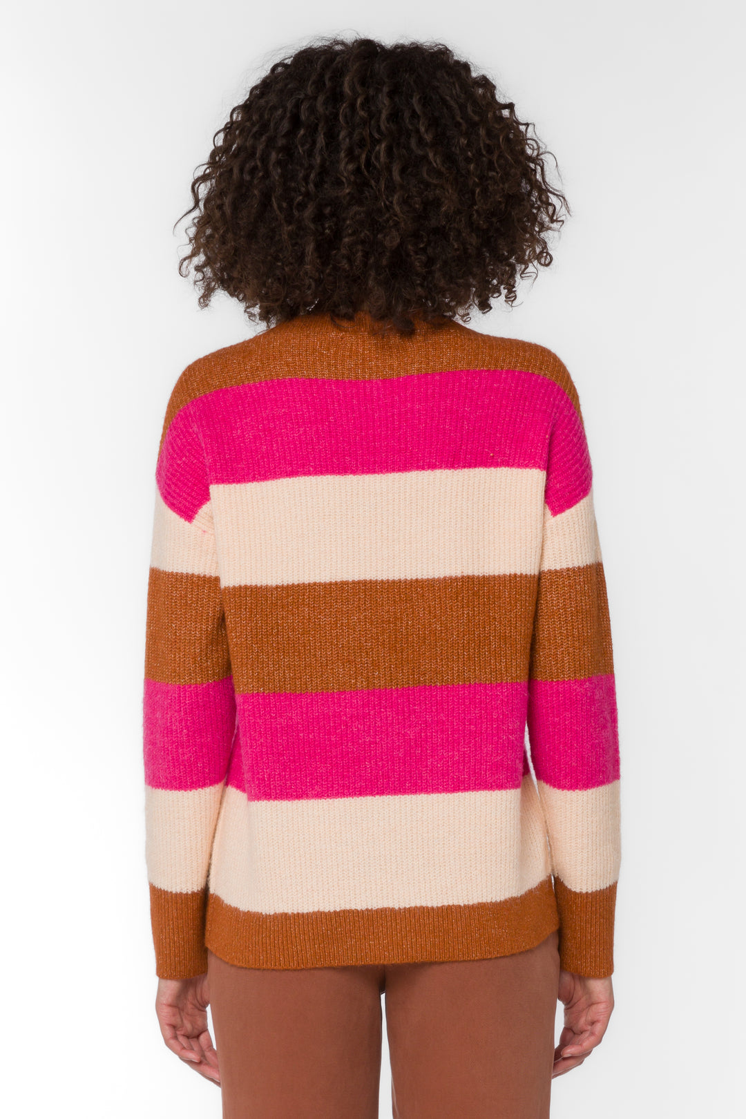 Cornell Berry Stripe Sweater - Sweaters - Velvet Heart Clothing