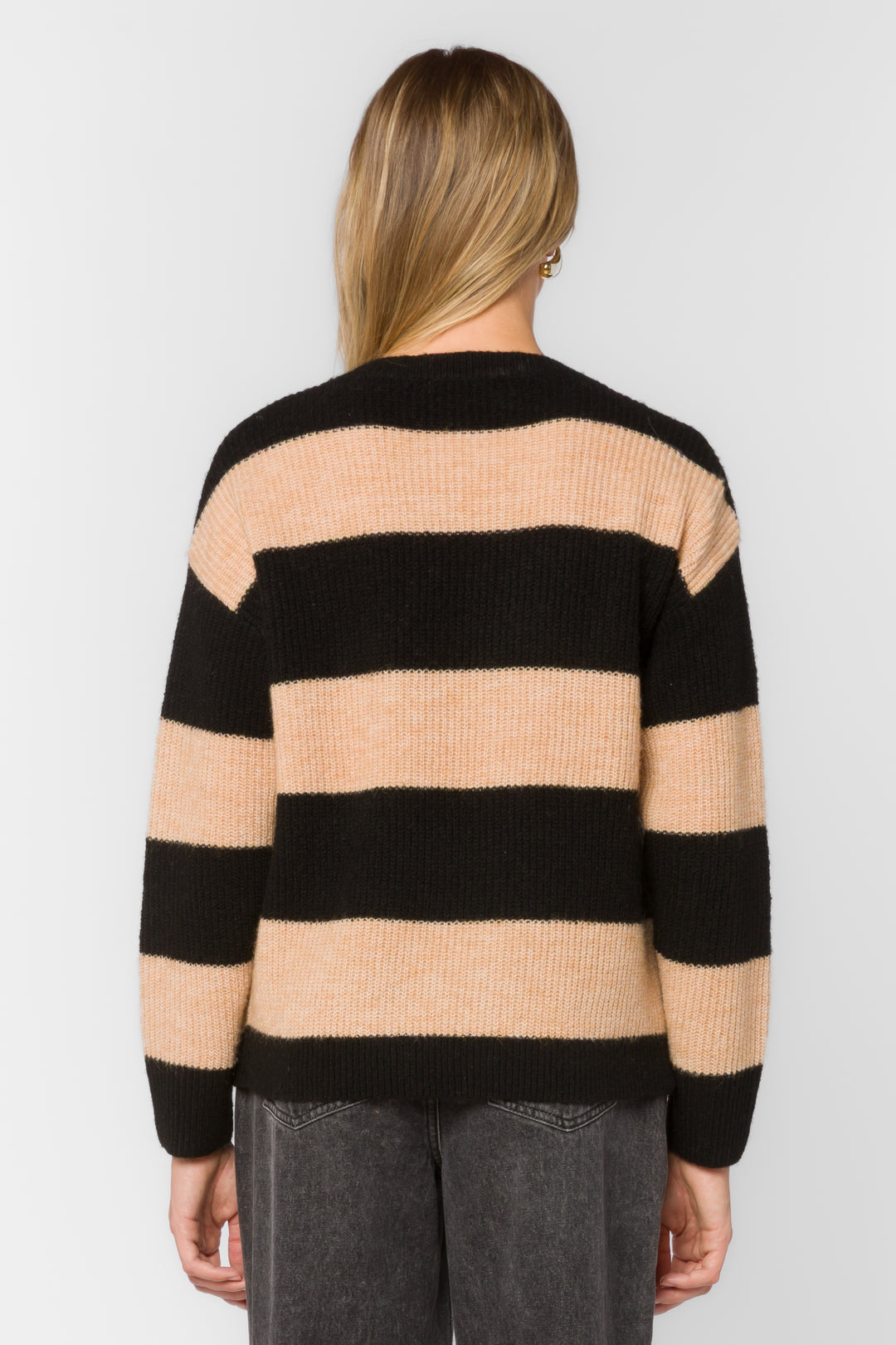 Cornell Dune Stripe Sweater - Sweaters - Velvet Heart Clothing