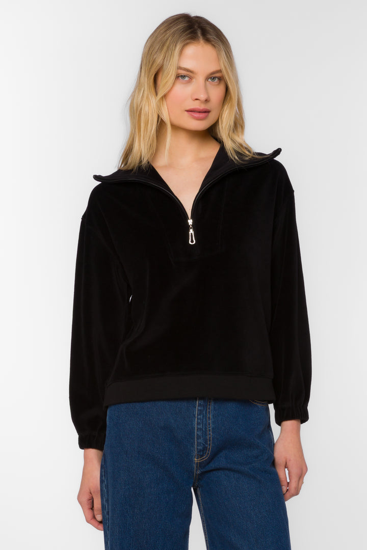 Cristy Black Top - Tops - Velvet Heart Clothing