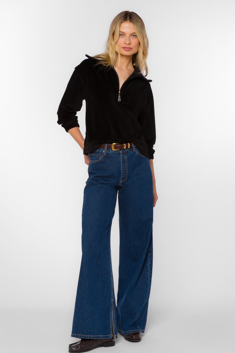 Cristy Black Top - Tops - Velvet Heart Clothing