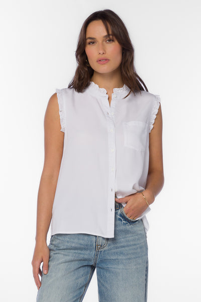 Dana White Shirt - Tops - Velvet Heart Clothing