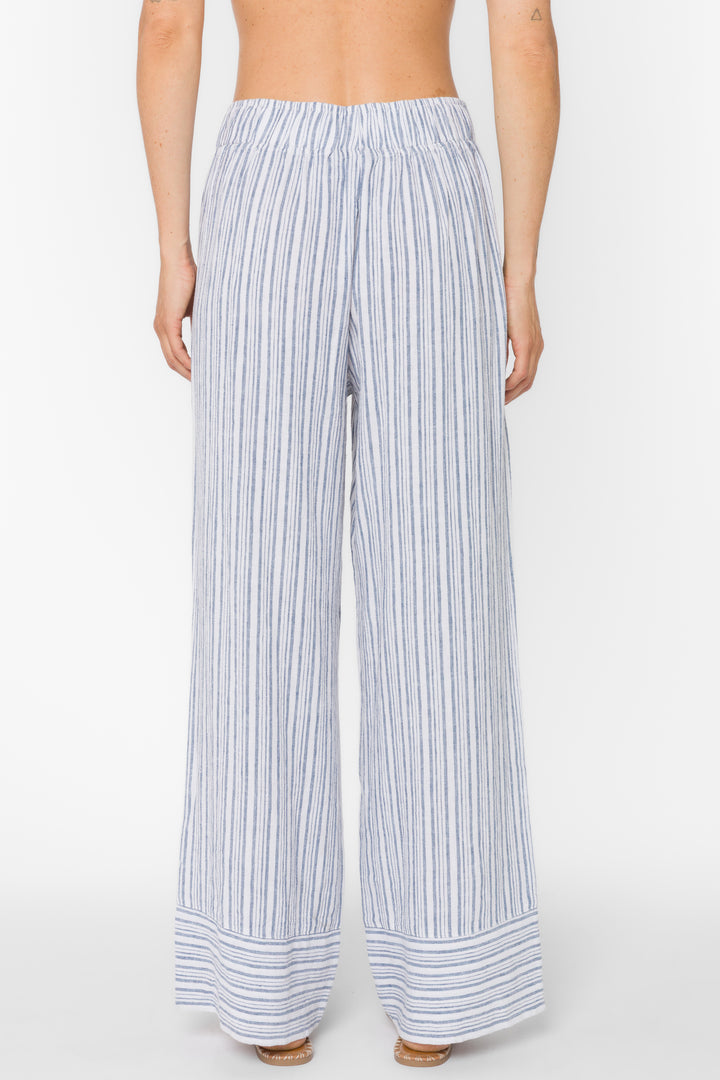 Danna Blue Stripe Pants - Bottoms - Velvet Heart Clothing