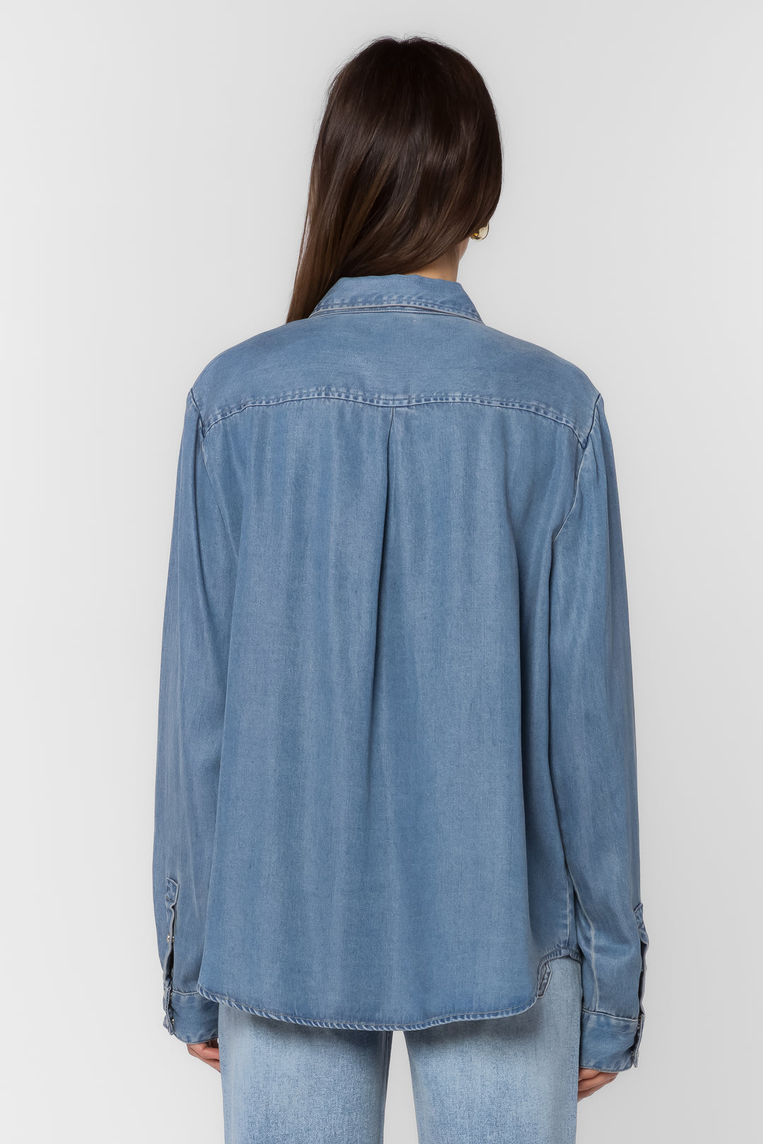 Darby Blue Shirt - Tops - Velvet Heart Clothing