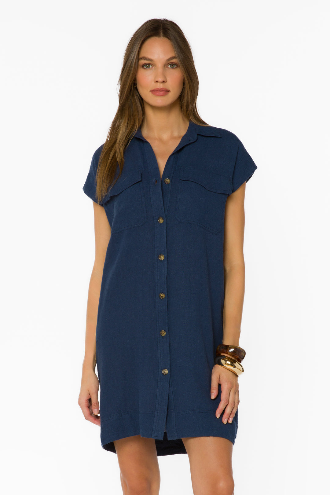 Deanna Navy Dress