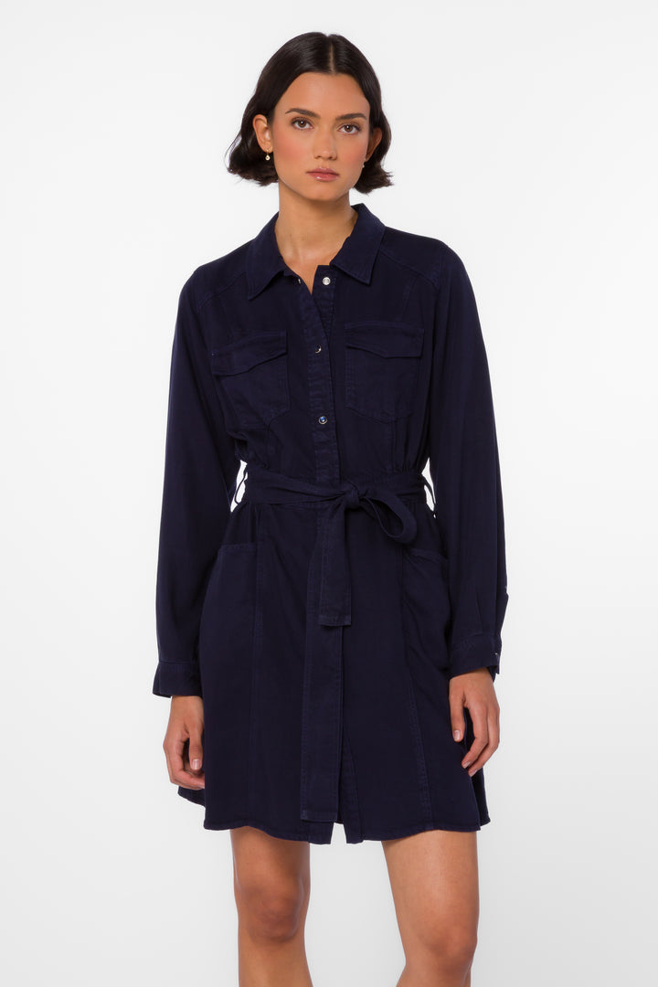 Deena Dark Navy Dress